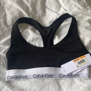 nwt calvin unlined bra